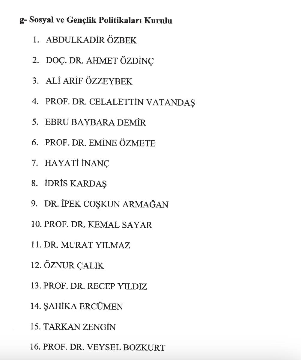 Cumhurbaşkanlığı politika kurullarına yeni atamalar! Ünlü isimler de var 8